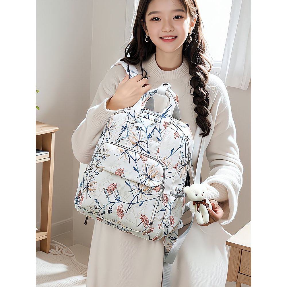 Mamãe saco do bebê mamãe com bebê Outing mochila mãe saco do bebê Casual portátil mochila multifuncional