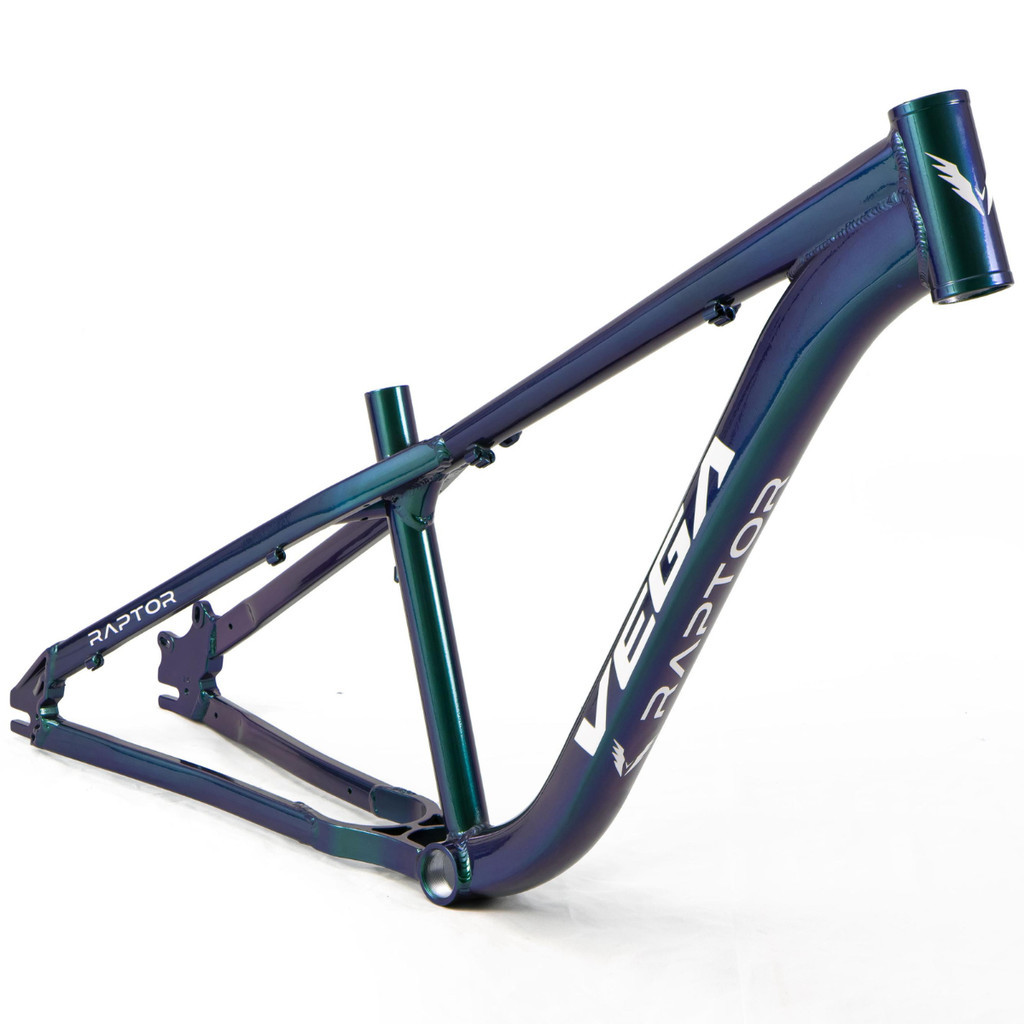 Quadro Freeride Tipo Naja 13,5" Vega Raptor Alumínio 6061 Gancheira Removível Pintura Camaleão