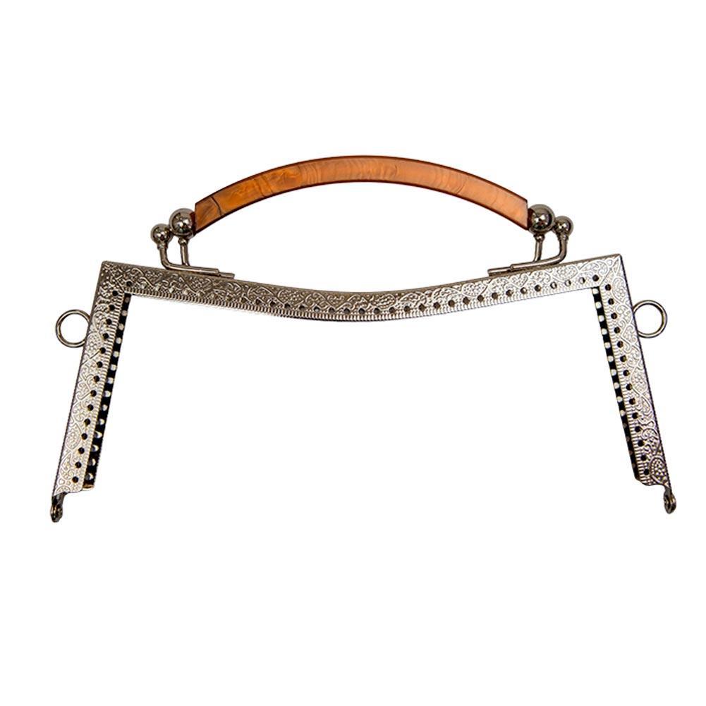 Fecho de Metal com Alça Curva 13 x 22cm - Círculo