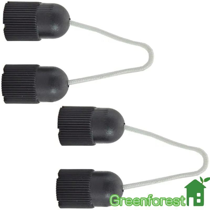greenfor 2 Peças Conector Caça Submarina Rosca Wishbone Adaptador Tubo Látex Ferramenta Pesca