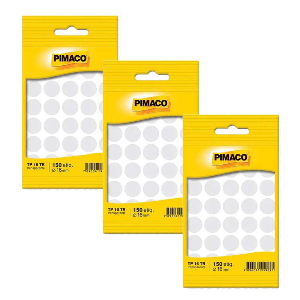 Kit TP Multiuso Transparente 16mm Pimaco