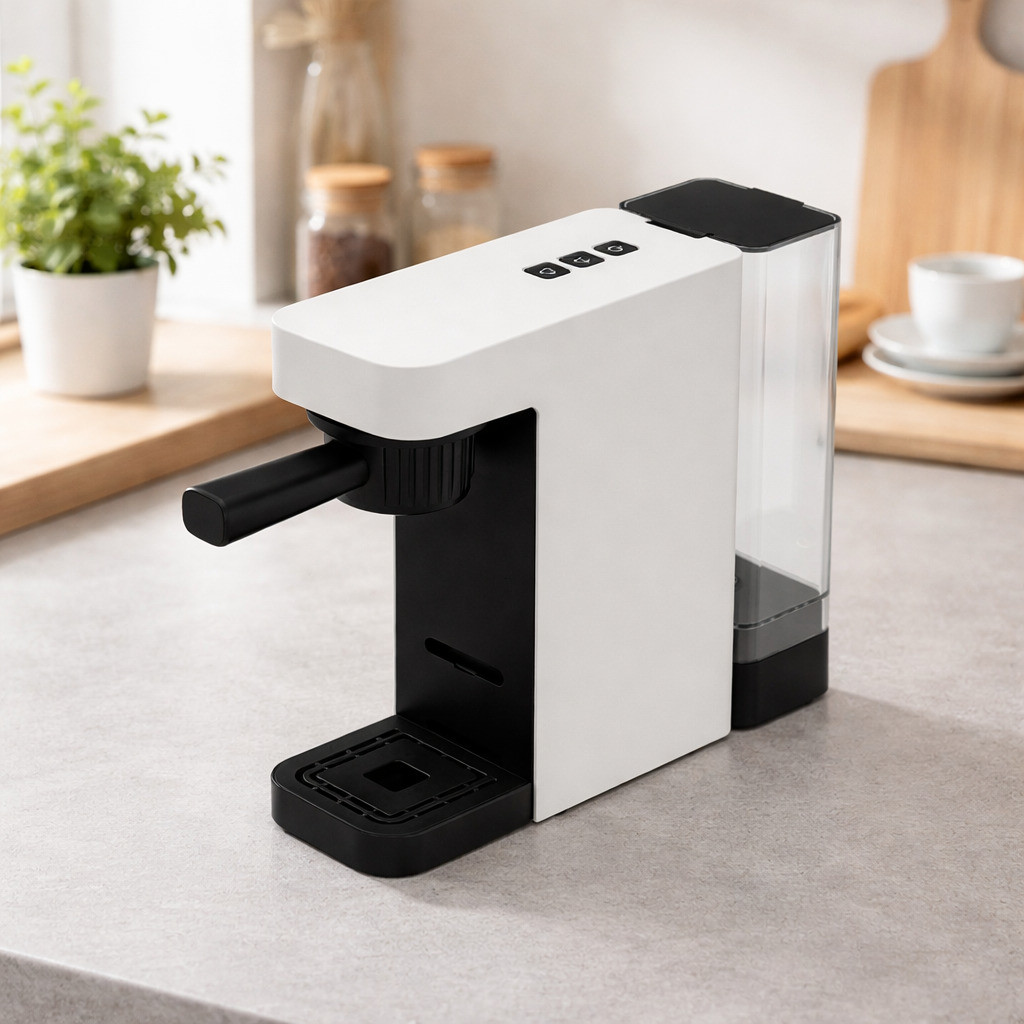 Imagem Cafeteira Espresso Lungo Cápsulas 1400W  Bivolt 110V Automática Compacta Rápido Preparo Airer