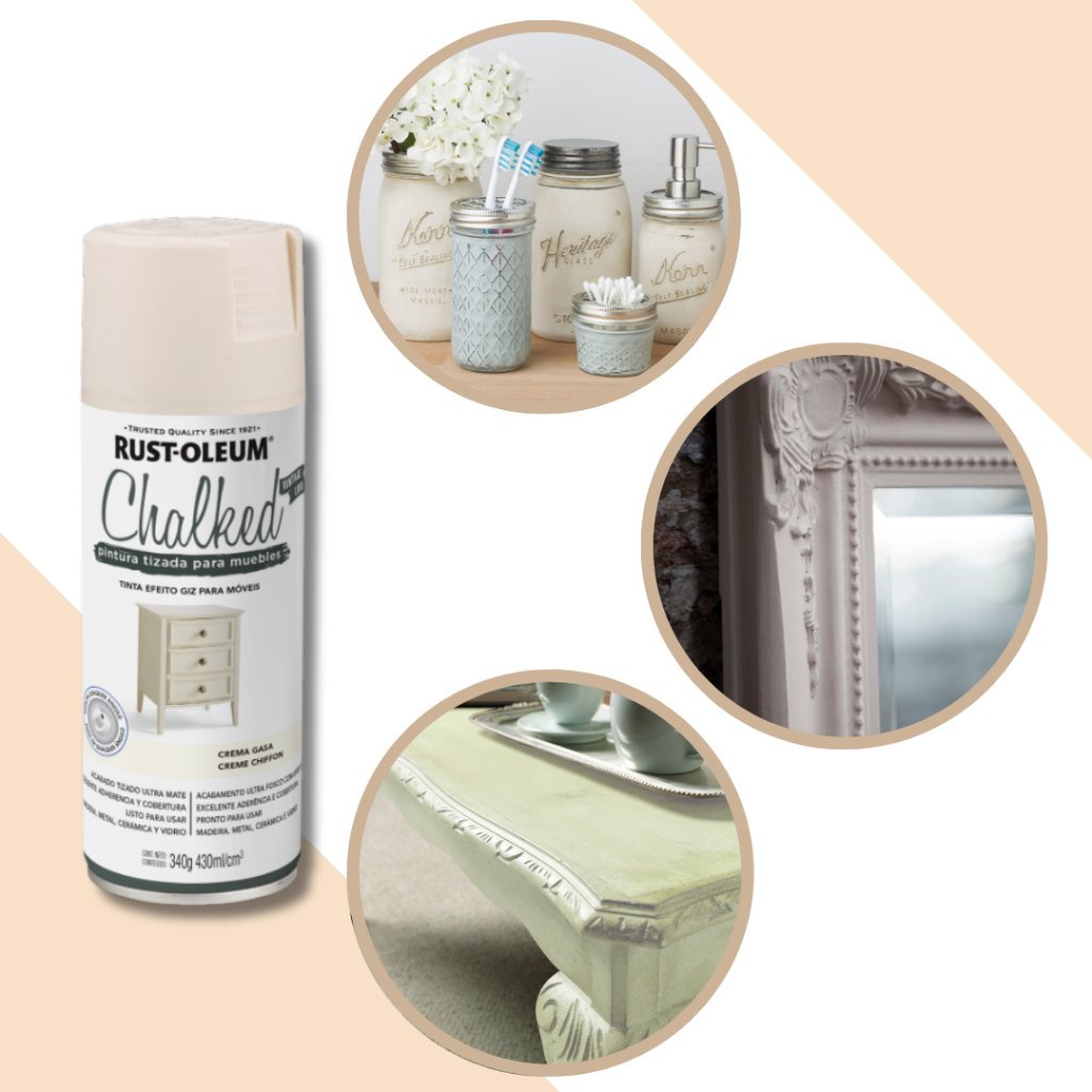 Tinta Spray Chalked Creme Rust Oleum