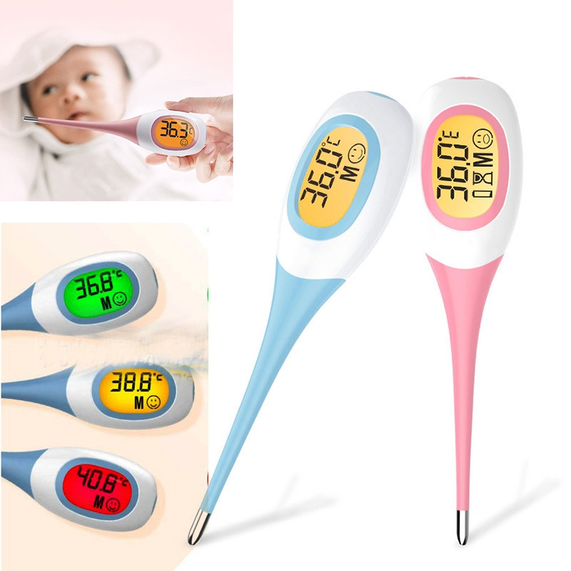 Ponta macia 8 segundos medição rápida termômetro Digital LCD doméstico em Oferta na Shopee