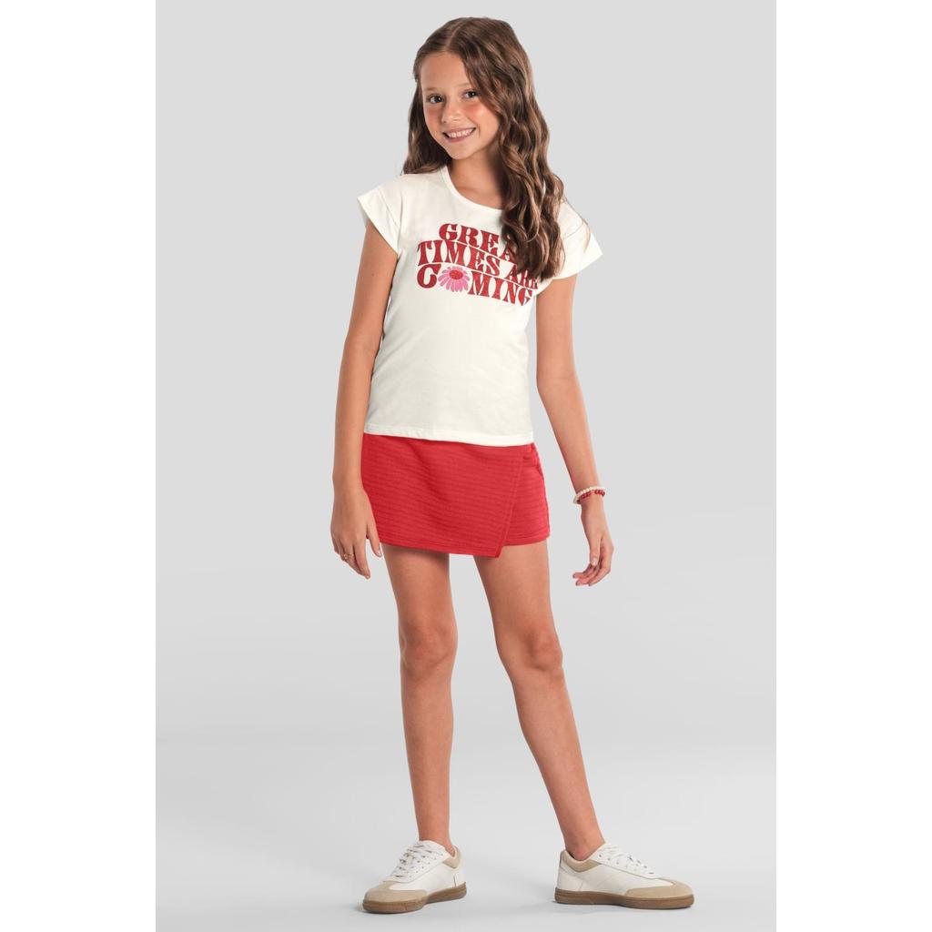 Conjunto infantil menina com glitter Brandili