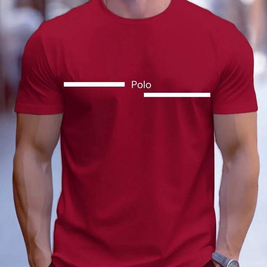 Camiseta Masculina Estampa Polo Listra Camisa em Oferta na Shopee