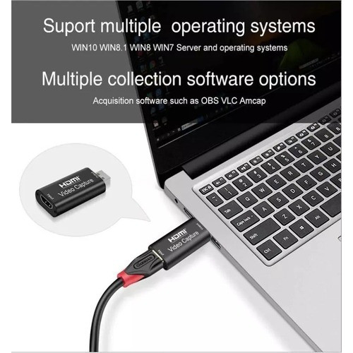 Placa De Captura Hdmi Usb 3.0 4k E 1080p 60fps Live Stream