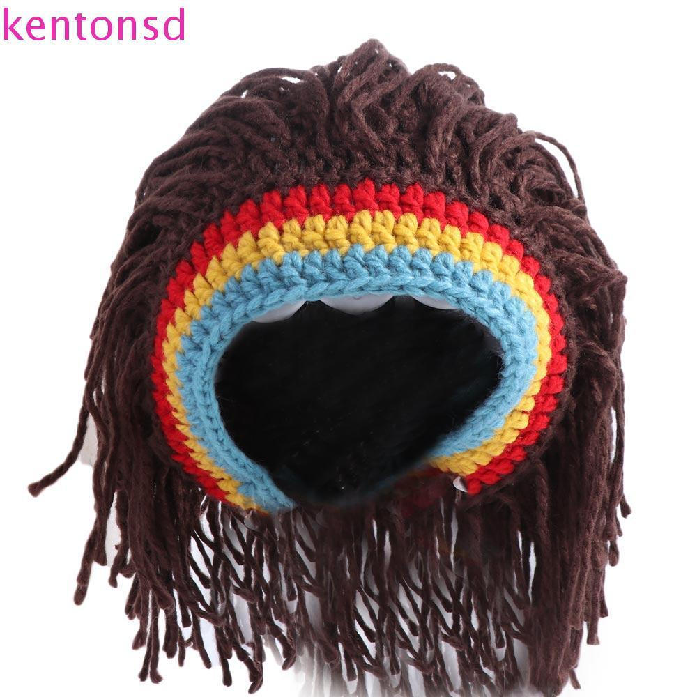 Peruca Masculina Jamaica Boné de Rede Cabelo Sintético Chapéu de Barco Acessórios de Fibra Resistente ao Calor Adequados