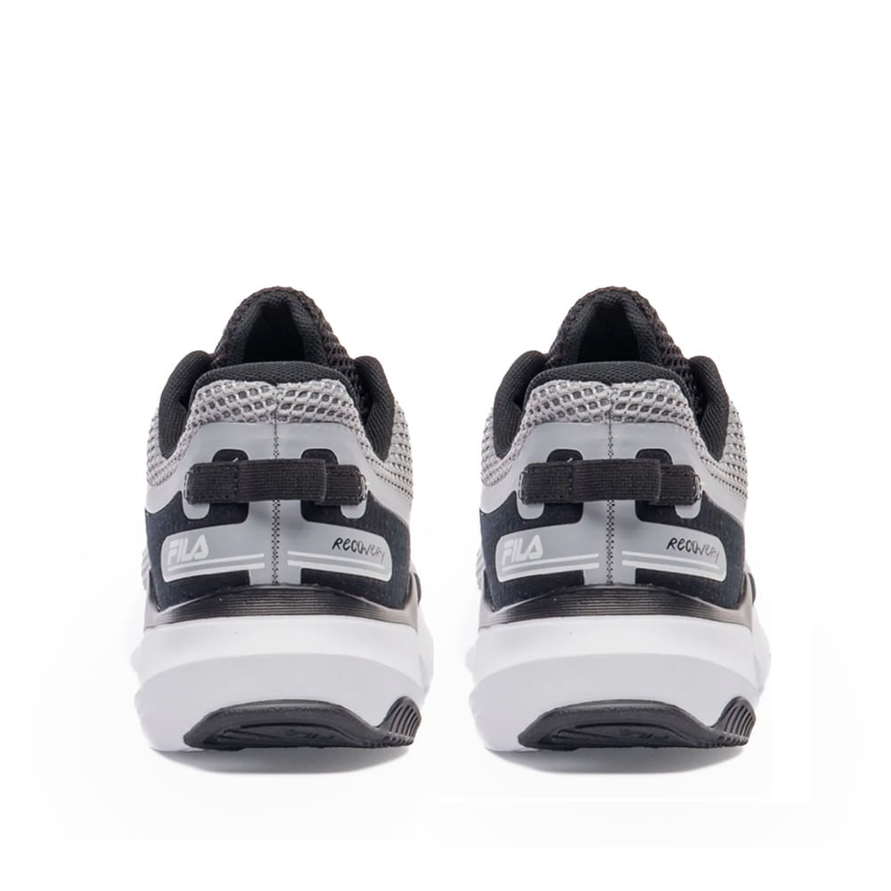 Detalhes do Tênis Masculino Fila Recovery Float Energized Cinza/Preto