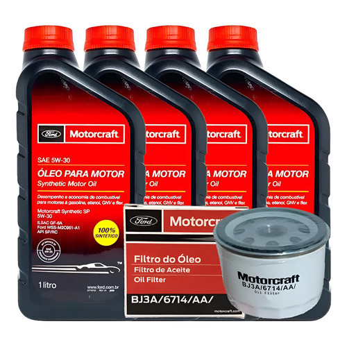 Kit Óleo E Filtro Motorcraft - Original Ford Ka Fiesta Focus em Oferta na Shopee