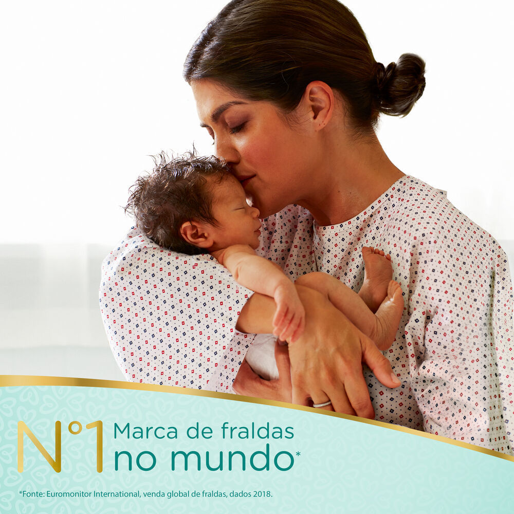 Detalhes do Fralda Pampers Recém-Nascido Premium Care RN 36 Unidades