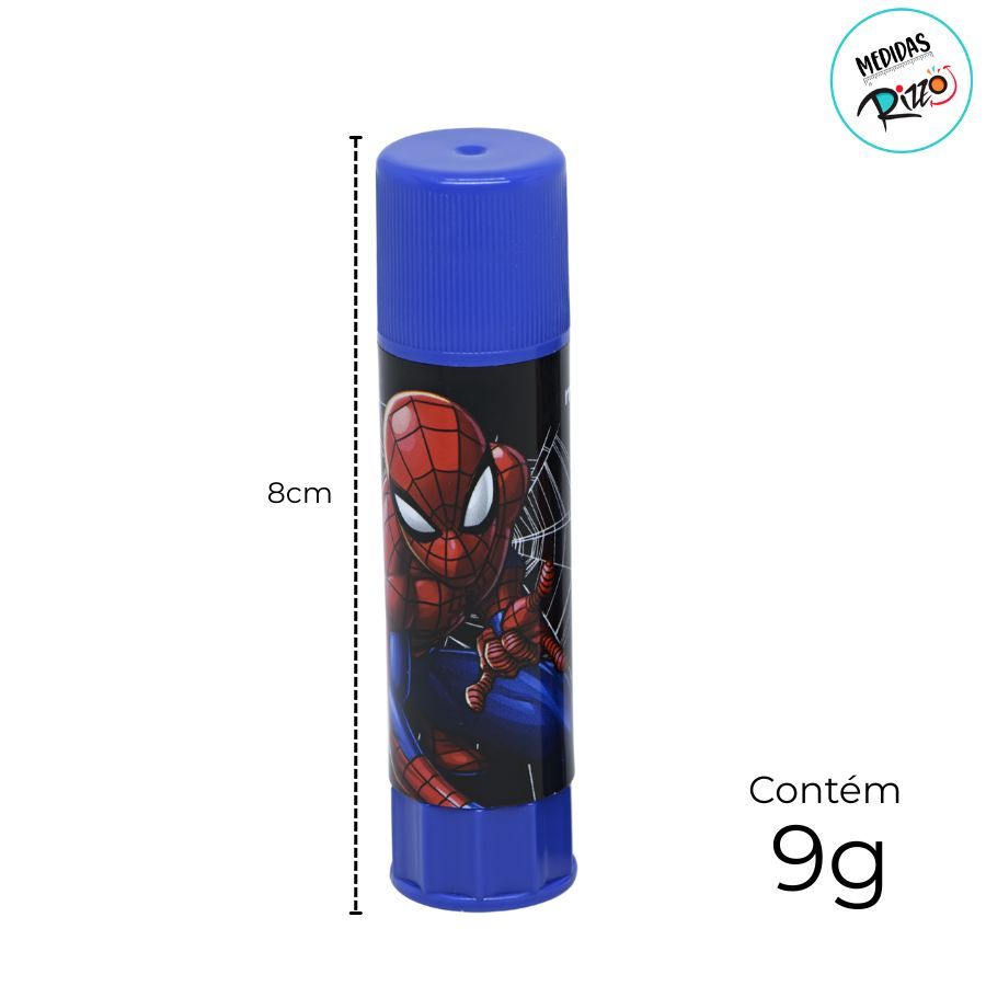 Cola Bastão Homem Aranha - Azul - 9g - Disney Original - 1 unidade - Rizzo · foto 2