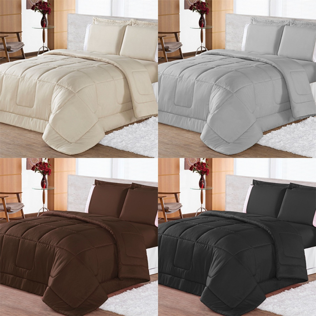 Edredom Inverno para cama box Completo quentinho