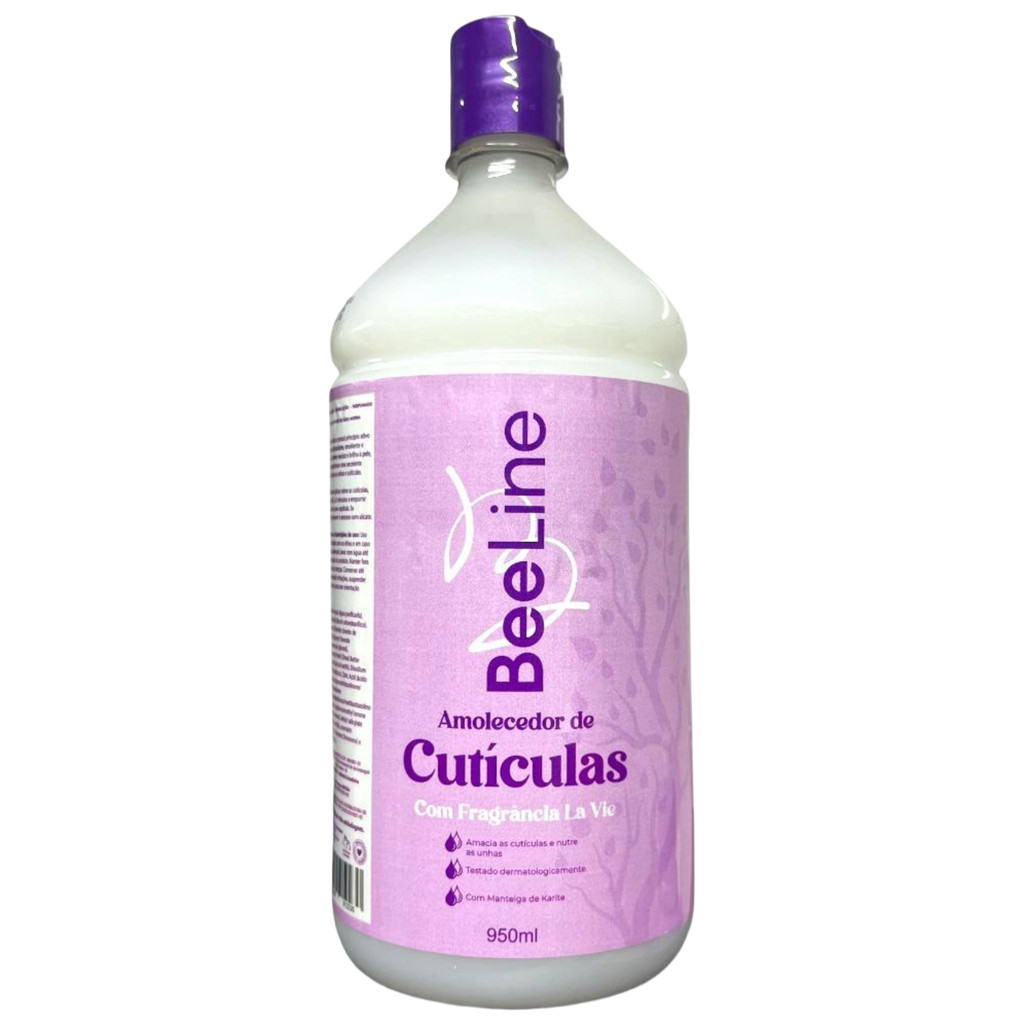 Amolecedor de Cutículas 950ml | Bee Line | Fragrância La Vie | Uso Profissional em Oferta na Shopee