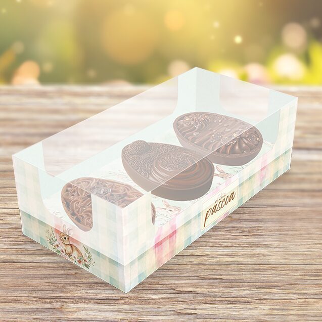 20 CAIXA P/ 3 MINI OVOS 50G - PASCOA ENCANTOS 5799 ( IDEIA PÁSCOA 2026 ) em Oferta na Shopee