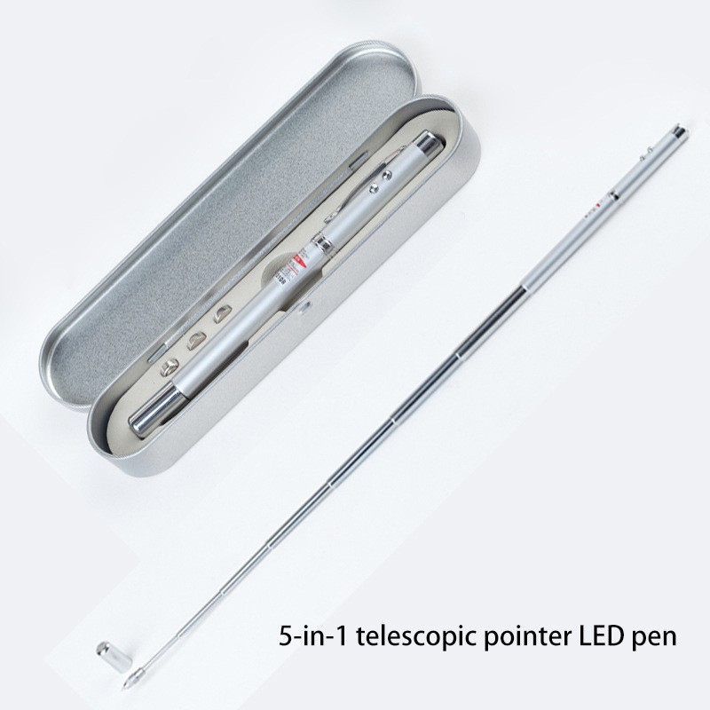 Caneta 5 Em 1 Laser Pointer Infravermelho