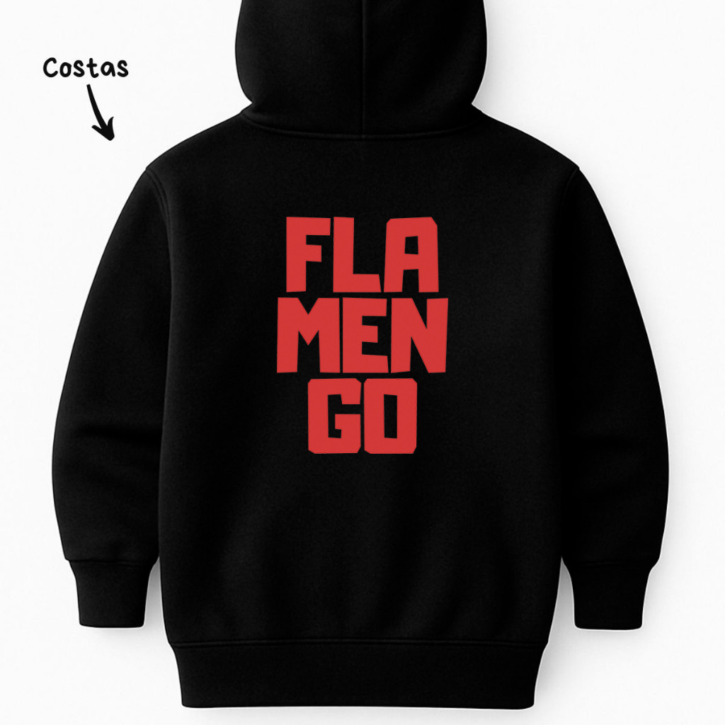 Moletom Canguru Infantil Time Futebol Libertadores Blusa De Frio Agasalho Casaco