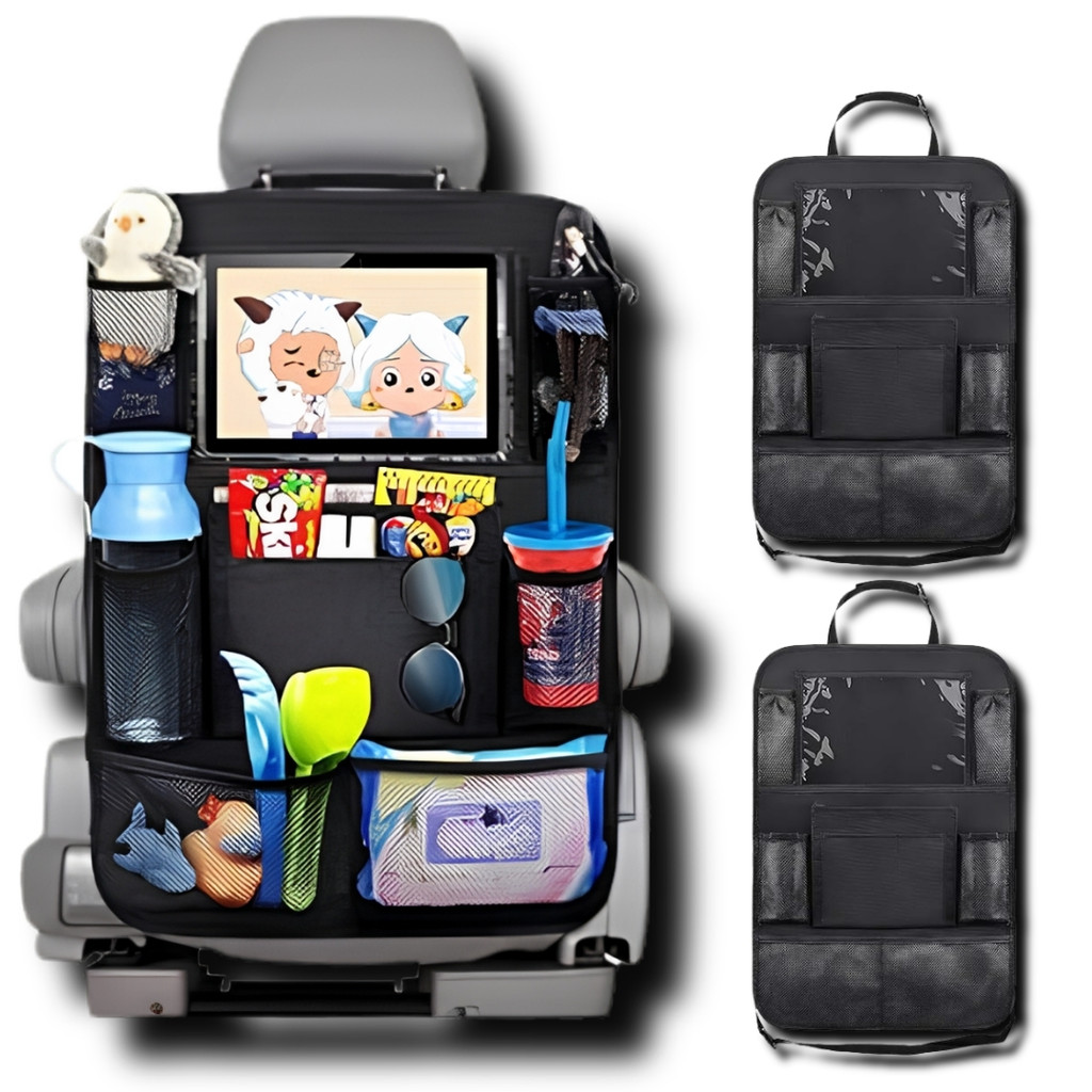 Organizador Carro Banco Passageiro Bebe Suporte Tablet Bolsa Ajustável