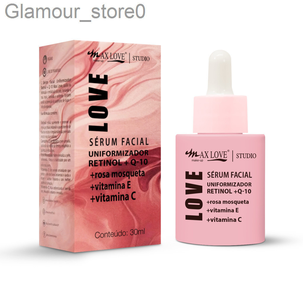 (V)✨ Sérum Facial Uniformizador Retinol + Q-10 Max Love – Antissinais, Firmeza e RenovaçãoWXDM