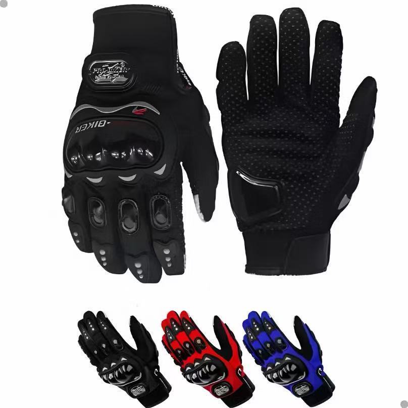Luvas para motociclistas - quentes, antiderrapantes, com absorção de impacto, confortáveis ​​e tamanho único