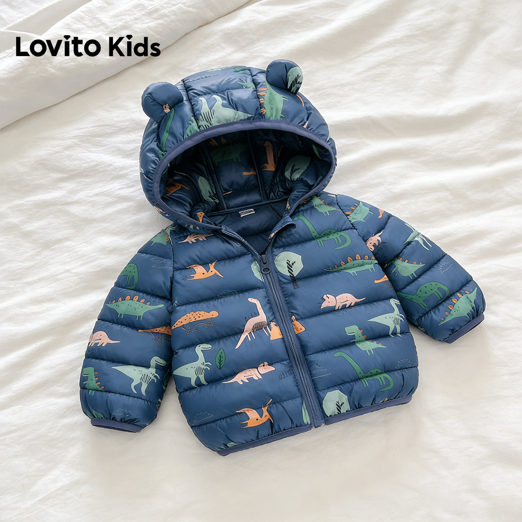 Lovito Kids Casaco de Inverno Primavera/verão Azul Marinho Casaco de Inverno par