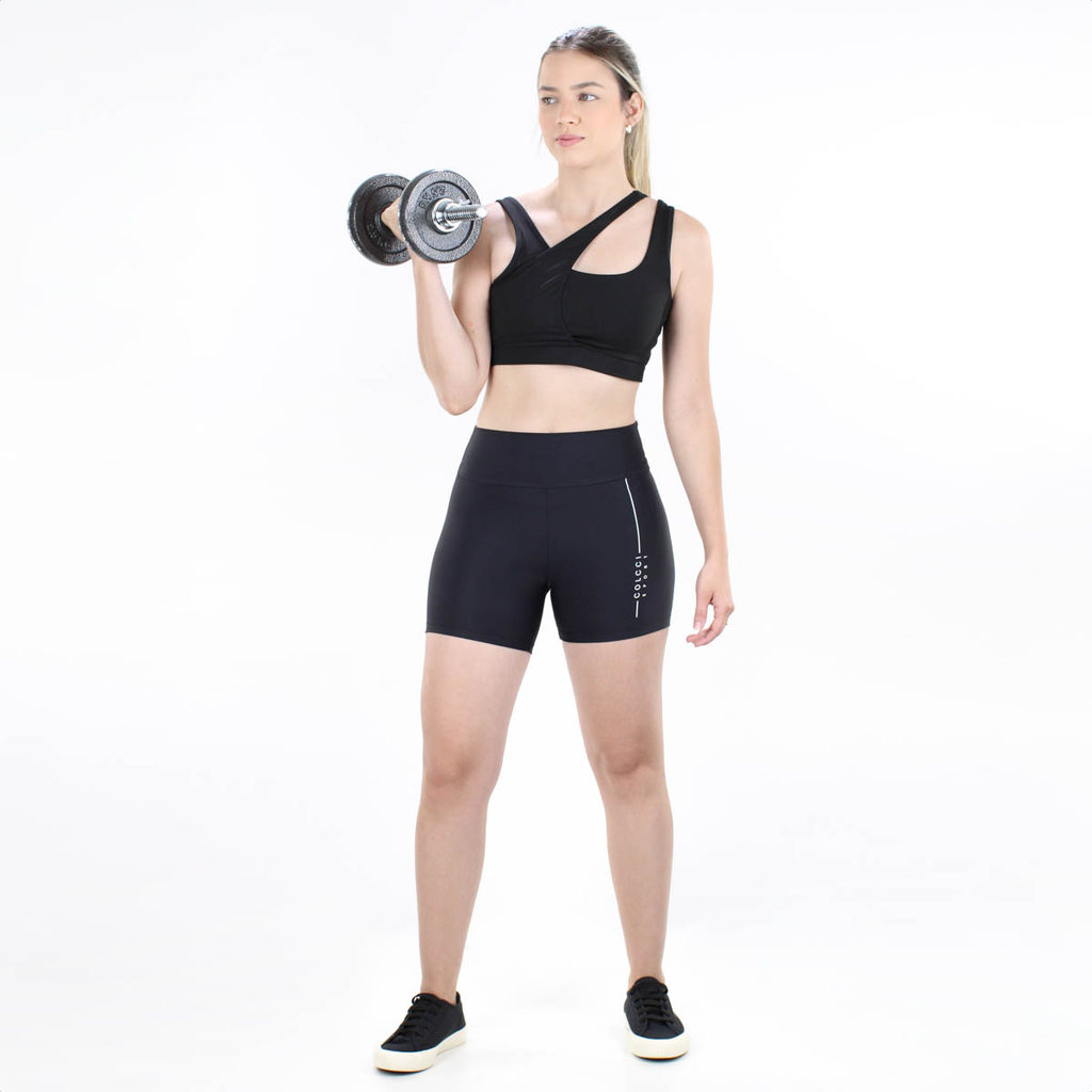 Bermuda Colcci Sport Perfect Fit Velocity Preto - Feminino
