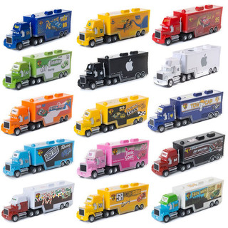Caminhão de Brinquedo de Liga Metálica com Mecanismo de Recuo, Grande Modelo de Veículo de Transporte em Diecast, Tanque
