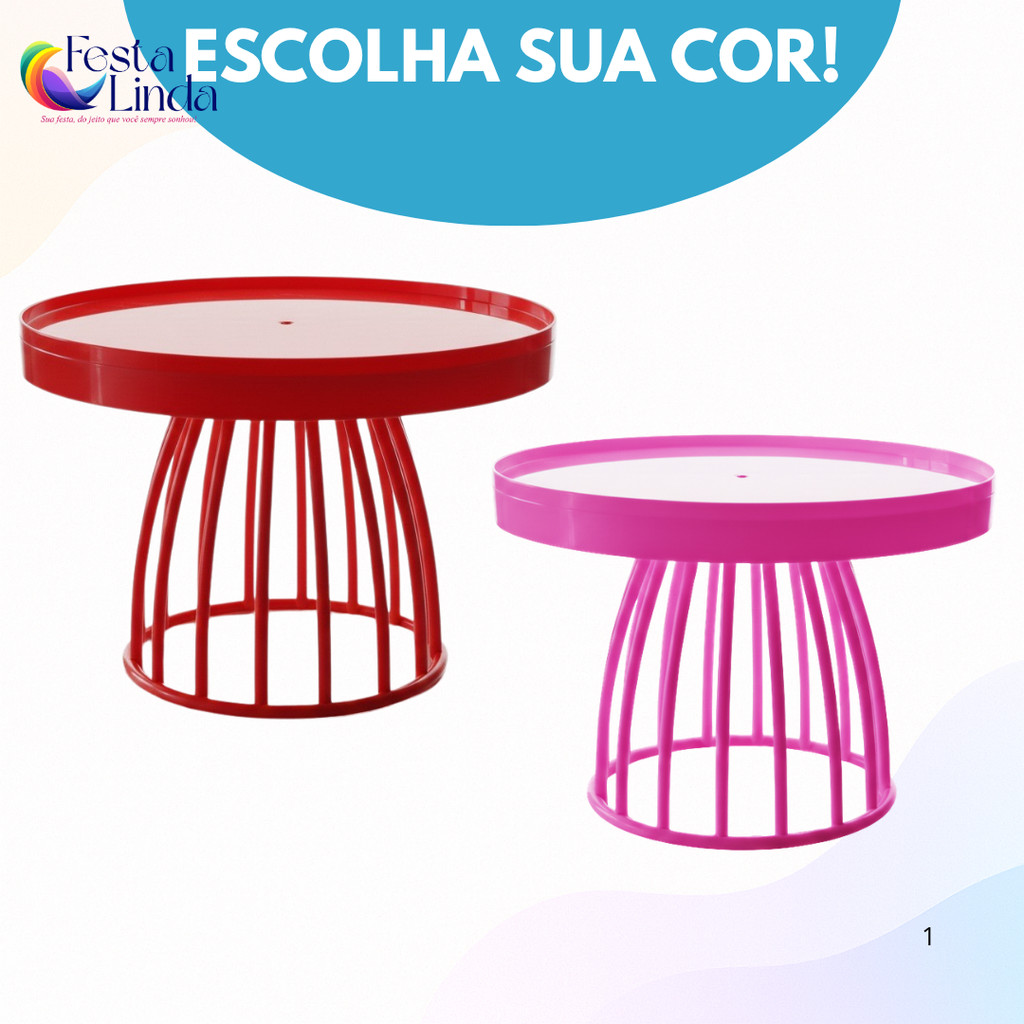 Kit 2 Boleira Baby Sortidas para (Decoração de Festa, Aniversários, Comemorações em geral)