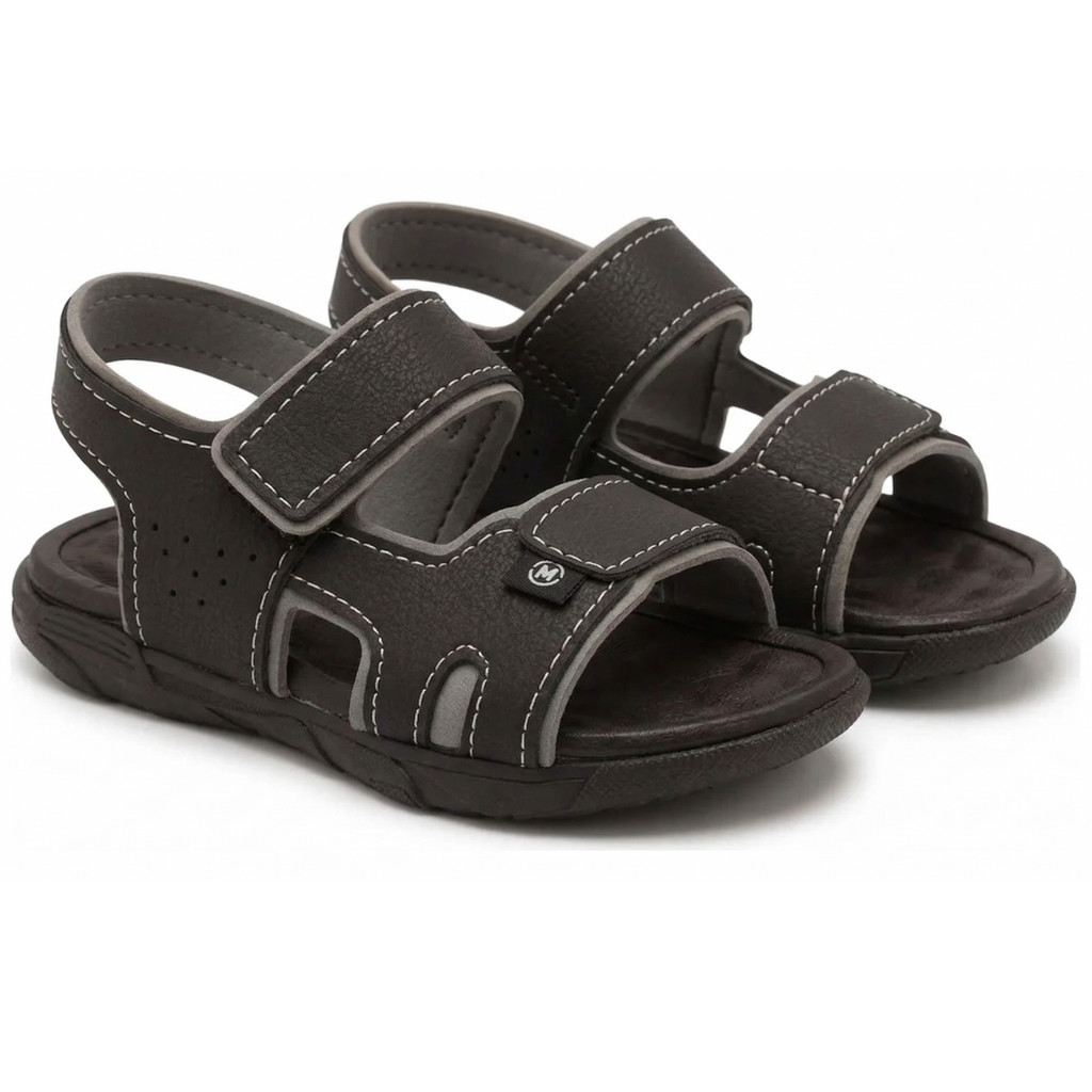 Sandália Papete Infantil Molekinho Escolar Masculina Básica Calce Facil Confortável Original
