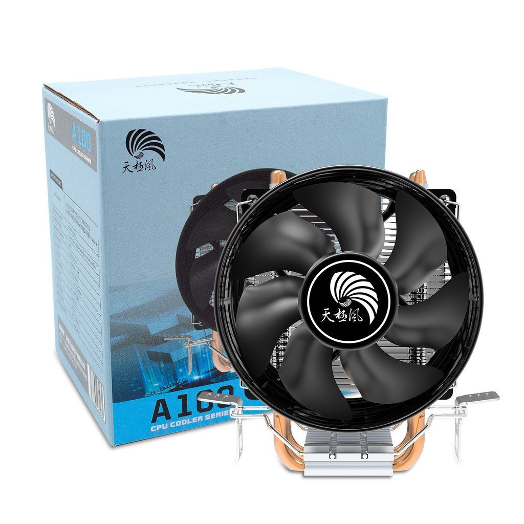 Cooler de CPU Tianjifeng, ventilador de CPU luminoso, cooler de mesa, ventilador de resfriamento multiplataforma