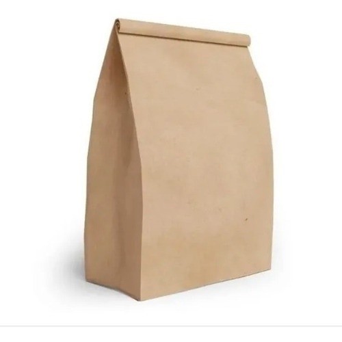 50 SACO PAPEL KRAFT PEQUENO P DELIVERY SEM ALÇA CRAFT LISO FASTFOOD