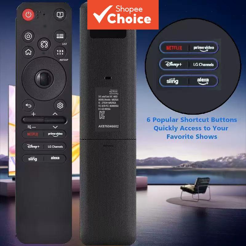  Para LG 2025 Magic Remote MR25GA AKB76046604 para Smart TV sem controle de voz