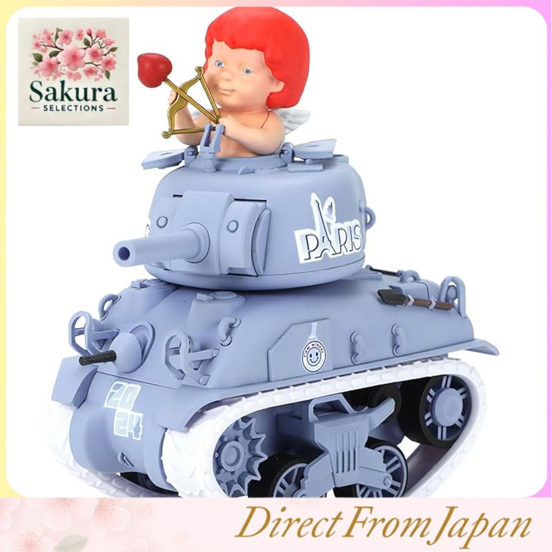 GSI Creos Mon Model WWV (World Wartoon Vehicle) Series Sherman Paris Arrow Plastic Model MWWV005 (Tank)