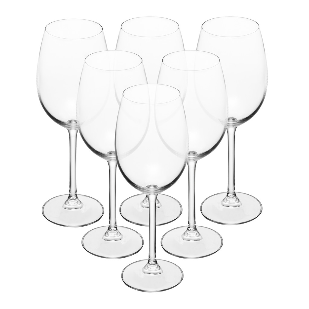 Jogo 6 Taças Vinho Tinto Cristal Ecológico Veronica Wolff 450ml