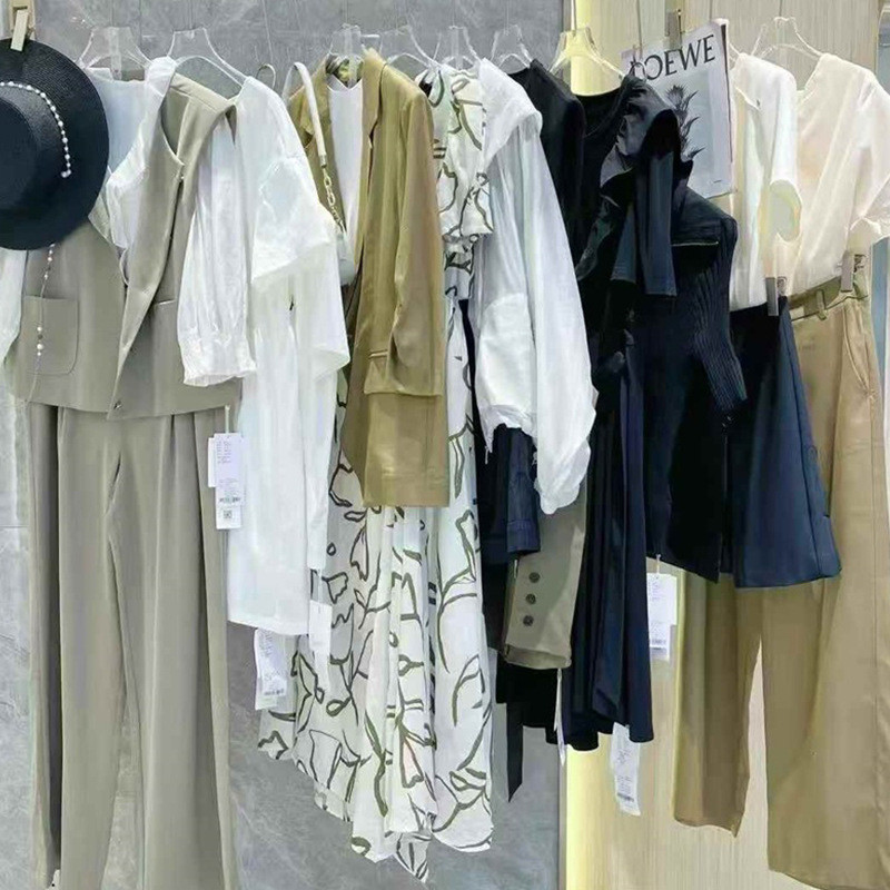 Hangzhou roupas femininas de primeira linha 25 Chasco simples estilo treinador vestido topo Hakama contador retirada con
