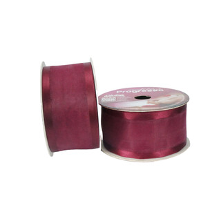 Fita de Voal c/ Cetim 10mx38mm Progresso ZC009 Cor 1355 Fita Decorativa Fita para Laço