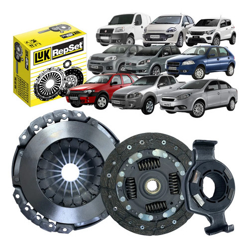 Kit Embreagem Luk Doblo Mobi Palio Punto Siena Uno Strada