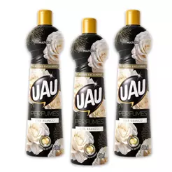 Kit 3un Multiuso 480ml UAU Ingleza Perfume Chá Branco Limpador