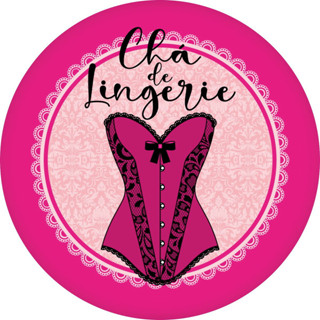 Painel Redondo de Chá de Lingerie de alta qualidade  0,50x0,50cm FIRE em Oferta na Shopee