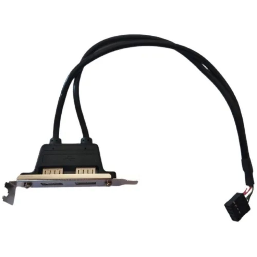 Espelho Com 2 Saídas Usb Para Usb De 9 Pinos F