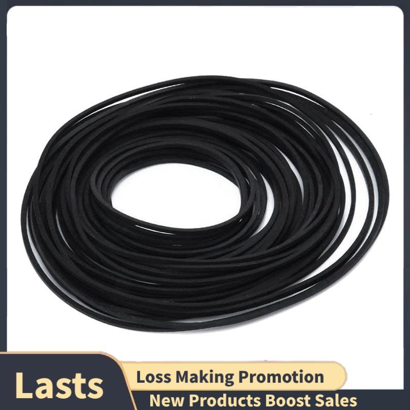 50 Peças Correias Universais Para Máquina De Fita Cassete Mix Sortidas Correia De Borracha Plana Comum Gravadores CD DVD