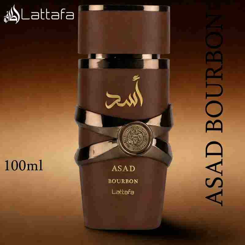 Perfume Árabe Lattafa Asad Bourbon Masculino Original EDP Eau de parfum 100ml Duro por 10 horas