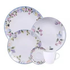 Jogo de Jantar Aura Porcelana Decorada 20 Peças Tramontina