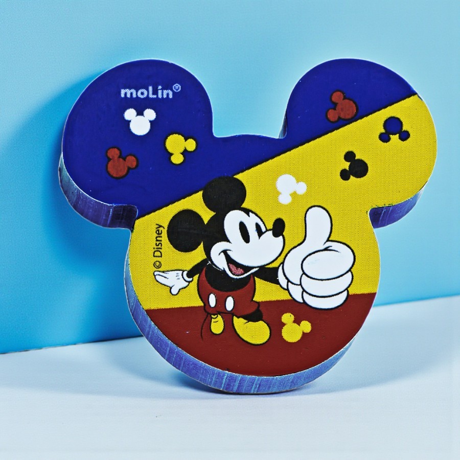 Borracha Escolar Mickey - Azul - 4cm - Disney Original - 1 unidade - Rizzo