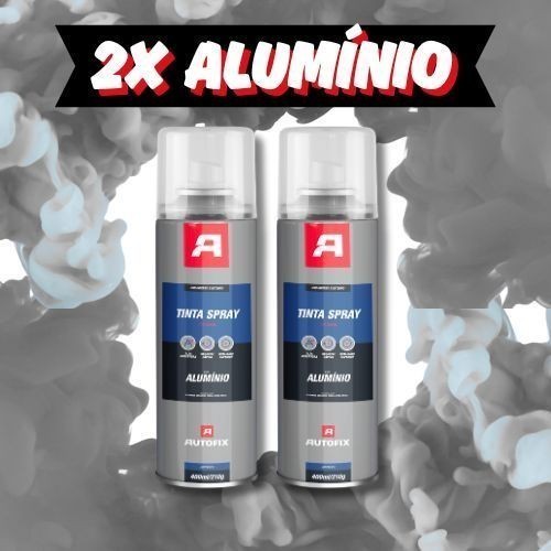 Kit 2 Tinta Sprays Uso Geral 400ml - Aluminio - Renove com Estilo! MAX incrivelmente qualificado