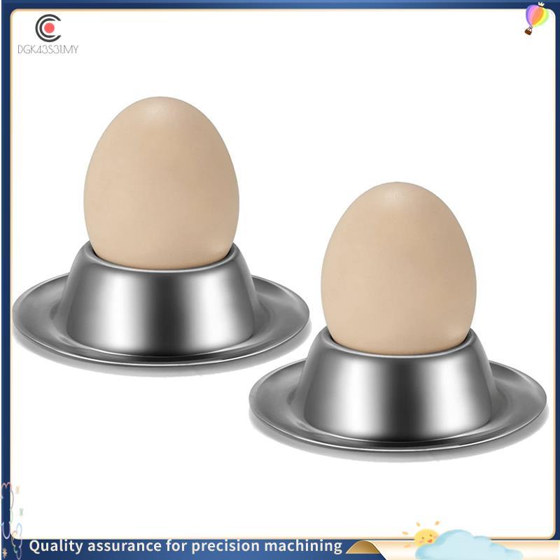 Conjunto De 2 Suportes Para Copos De Ovos De Aço Inoxidável , Pratos , Suporte Talheres Cozidos E Macios , Display De Co