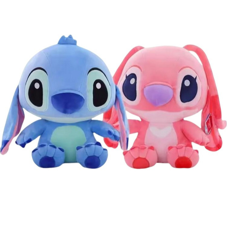 Pelúcia Lilo E Stitch e Angel 25cm Antialérgico Azul e Rosa - Escolha sua cor Pronta Entrega Brinquedo infantil em Oferta na Shopee