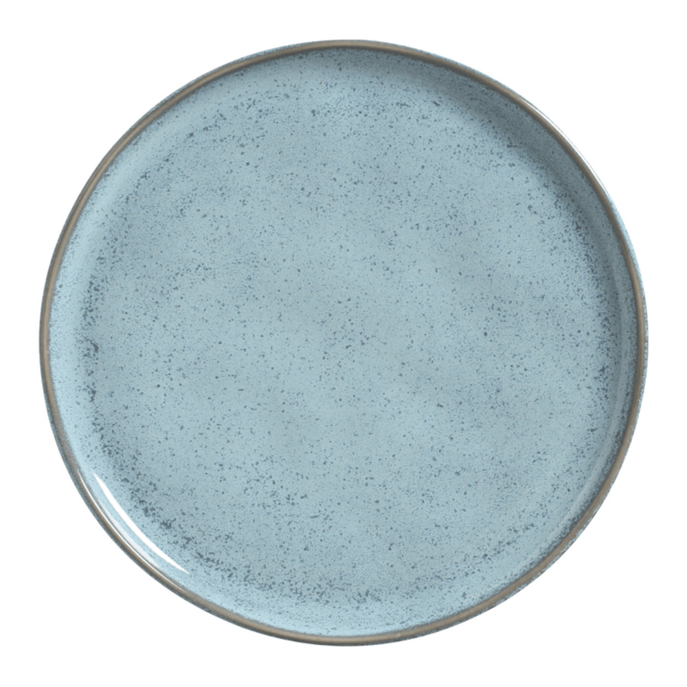 Prato Raso De Cerâmica Bio Breeze Azul 27,5cm - Porto Brasil Original — imagem 2 de 2