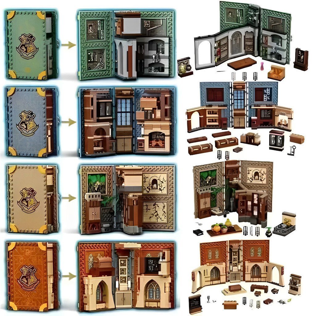 NOVO HARRY POTTER HOGWARTS MOMENT LEGO BLOQUES DE CONSTRUÇÃO DEFESA CONTRA A DIVULGAÇÃO DAS ARTES SOMBRIAS E MUITO MAIS