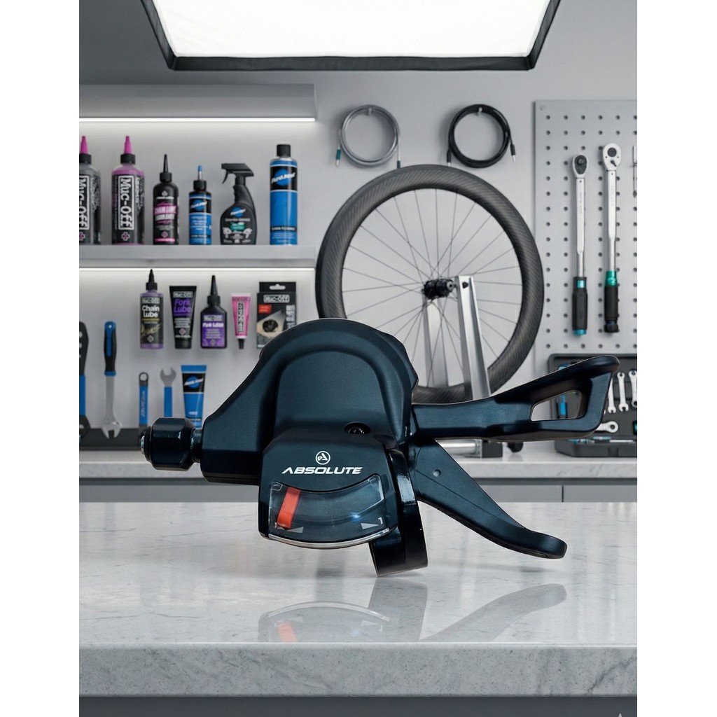 Alavanca Câmbio Absolute Nero 12v Passador Marcha Trocador Dual Release Bike Mtb